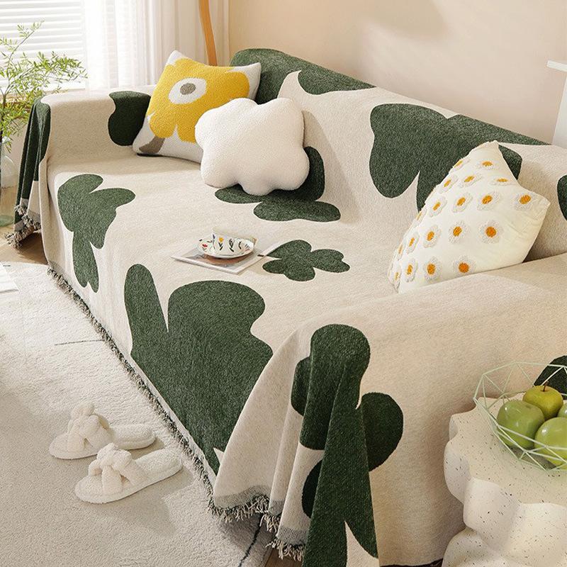 Светлый роскошный чехол для дивана из синели, универсальный тканевый чехол на четыре сезона, простой, современный, универсальный, универсальный чехол для дивана, высококачественный чехол, полотенце