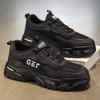 Autumn Men'S Shoes Breathable Labor Insurance Shoes Men'S Trend Thick-Soled Tooling Shoes Casual Sports Board Shoes Trendy Shoes