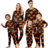 Семейный комплект пижам на Хэллоуин с длинным рукавом для женщин и детей