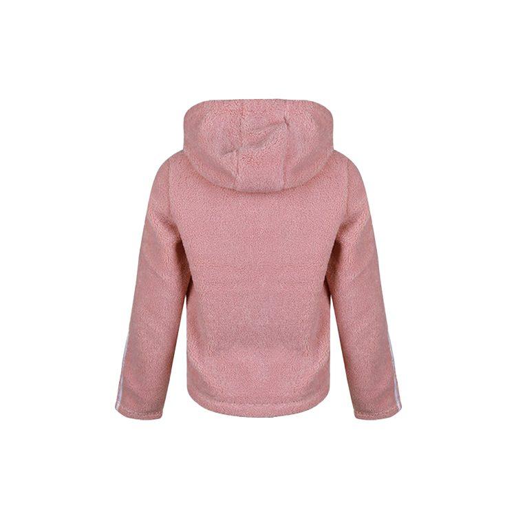 adidas Женские пуховики Розовые С капюшоном Умеренные GJ8067