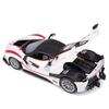 Bburago 1/24 Scale Ferrari FXX K #75 White / Diecast Model Car, Finished Model, 18-26301 (#75)