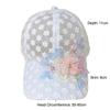 Quick Drying Embroidery Ladies Caps Ultra-Thin Baseball Hat Lace Summer Lace Mesh Sun Hat  Travel