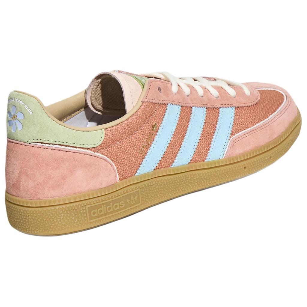 adidas Оригинальные кроссовки для гандбола Spezial Retro Повседневная обувь для тренировок Унисекс Мягко-розовый Синий KH7836