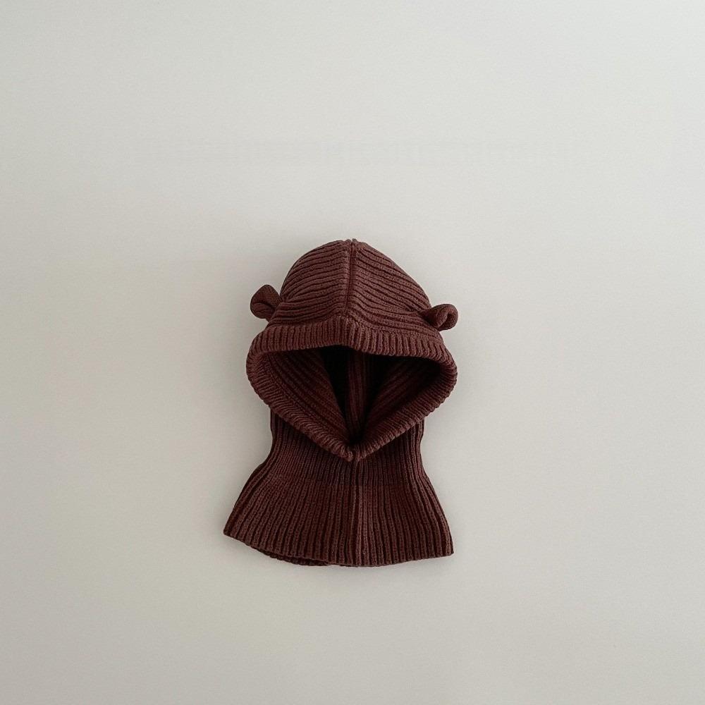 Windproof Ear Protection Hat Cute Big Eyes Plush Infant Knitted Cap Beanie Hat  Autumn and Winter