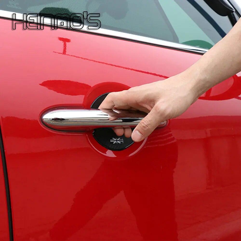Для Mini Cooper S F54 F55 F56 F57 F60 R55 R56 R57 R53 автомобильные аксессуары защитная пленка на запястье двери внешняя ручка наклейка