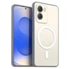 Магнитный железный кольцевой чехол для телефона для HONOR X6e Матовый мягкий ТПУ Ударопрочный чехол