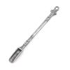 4Pcs Stainless Steel Mini Shovel Medicine Spoon with Hanging Hole Sniffer Powder Scoop Coffee Stirrer for Salt Herb