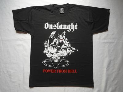 Футболка унисекс Onslaught Power From Hell Thrash Speed Metal Xentrix Slayer Sodom