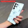 2DFlat Samsung phone case Blue Bow Pattern Phone Case Applicable to Galaxy S22 S23 S24 S25ULTRA S26 A12 A13 A14 A15 A16  A34 A35 A54 A55