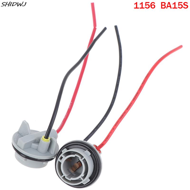 2pcs/lot 1156 1157 Bulb Socket BAY15D Lamp Holder P21/5W Adapter Base Connector For Brake Light Plastic Car Accessories