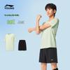 Li-Ning Kids' Quick-Dry Athletic T-Shirt & Shorts Set