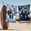 Популярная K-pop группа Xdinary Heroes Плед из микрофибры Быстросохнущие пляжные полотенца Большой размер Печать Впитывающее полотенце для бассейна