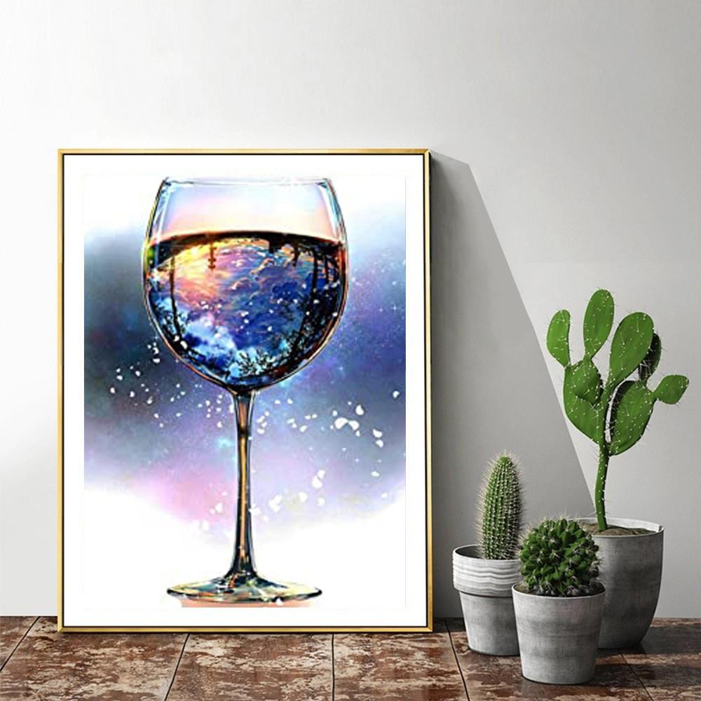 Diamond Mosaic Scenery Diamond Painting Set Cross Stitch Diamond Dots Painting Mosaic