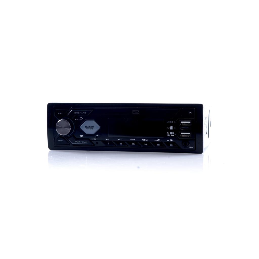 Radio Samochodowe 1 Din Z Bluetooth, Usb I Szybkim Ładowaniem - Blue