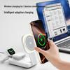 Мощное 3-в-1 беспроводное зарядное устройство Qi2 MagSafe для телефонов Apple