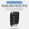 Zinc Alloy Leather Car Remote Key Case Cover Fob Protector Holder Shell For VW Volkswagen Golf 7 MK7 Tiguan MK2 Auto Accessories xn2