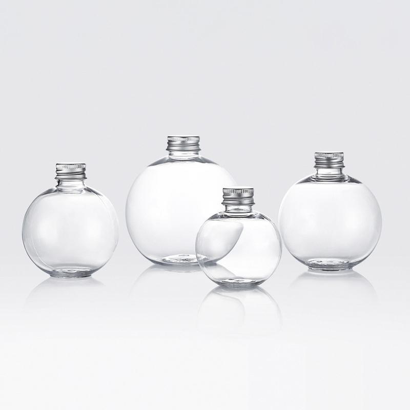 Plastic Juice Bottle Plastic Cookie Jars With Lids Food Storage Container Wide Mouth Jar Reusable Cookie Container