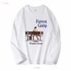 90s Forrest Gump Movie T Shirt USA L White Double Sided Print No mv1057 vintage Washed Breathable streetwear Comfortable Soft
