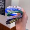 Hand Bands Fun Motivational Wristbands Lettering Sports Bracelets  Kids Gift