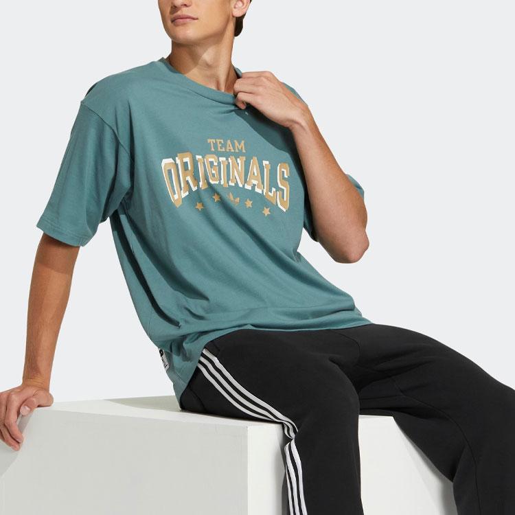adidas Оригинальная футболка унисекс зеленая HS2015