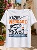 Polish Every Angler Has His Own Floatjumping Fish Fishing Rod And Orange Blue Sports Typography Unisex All Tshirt