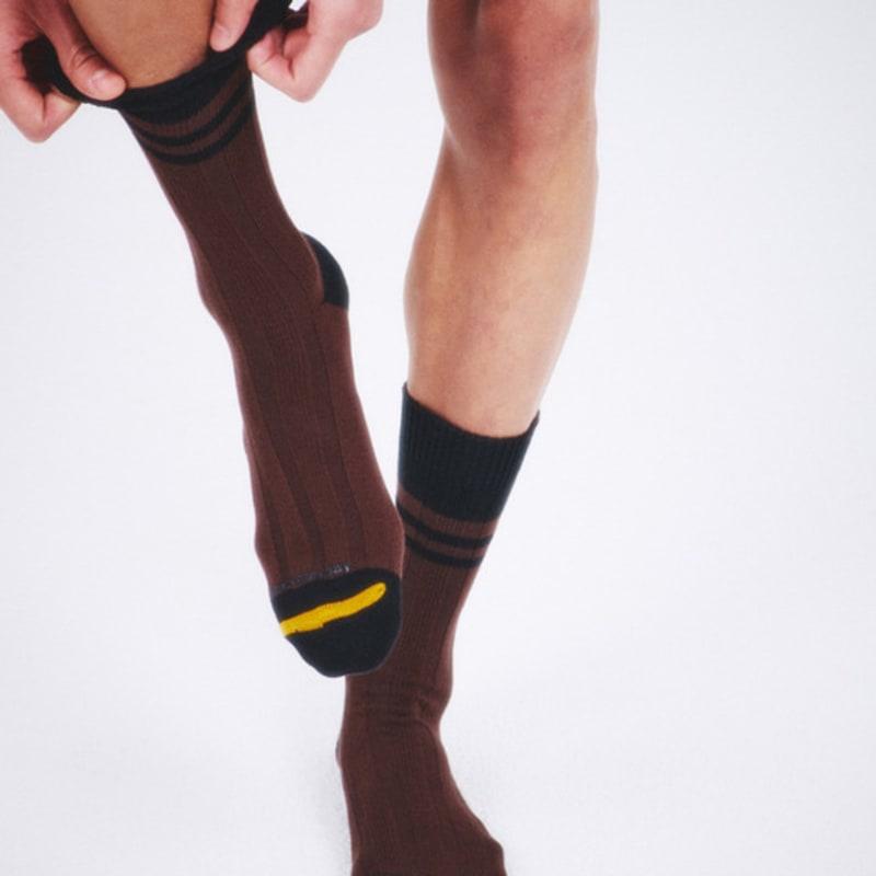 Я ненавижу понедельник [IHM2501M05] Мужские носки Желтый носок Жирные носки