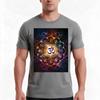 The Higher Power Of Om Sacred Geometry Tshirt Summer Casual Cotton Tee Oversized Streetwear Tops Vintage Graphic Print