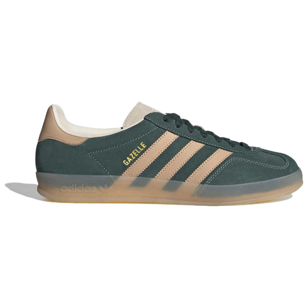 Adidas Gazelle Indoor Shadow Green Warm Sandstone Men Sneakers Wonder-White JH5402