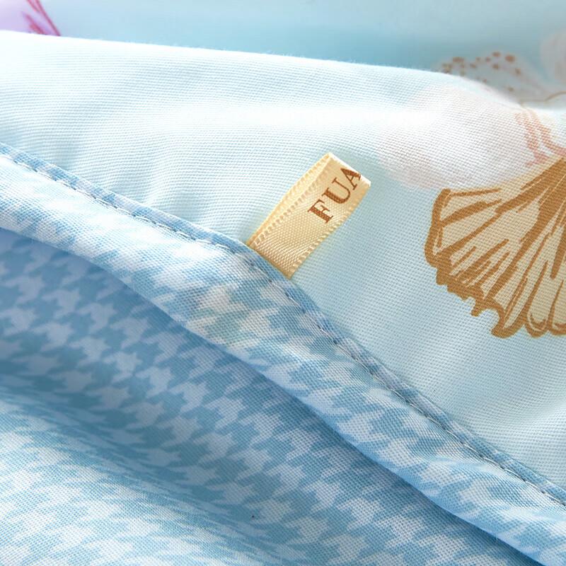 FUANNA Pure Cotton Antibacterial Printed Summer Quilt