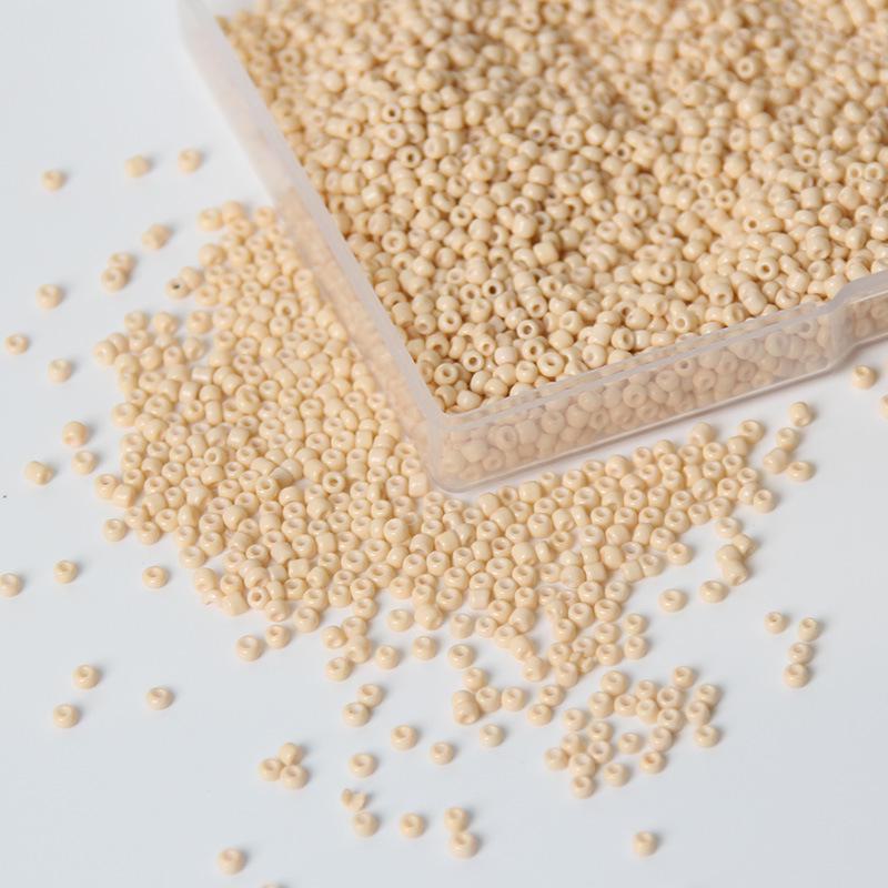 Прочные стеклянные бусины 2 мм различных однотонных цветов для изготовления украшений своими руками