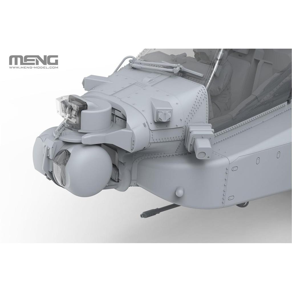 MENG Model GSI Creos 1/35 Израильский ударный вертолет AH-64D Saraph с 2 фигурками из смолы Масштабная пластиковая модель MQS-005S