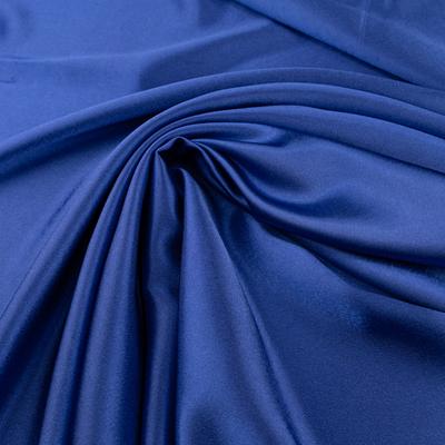 Satin Crepe Fabric, Cornflower Blue Color