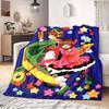 Cardcaptor Sakura Beautiful Cartoon Flannel Blanket, Printed Decorative Throw, Warm and Soft for Bedroom, Sofa and Outdoors_LIAN