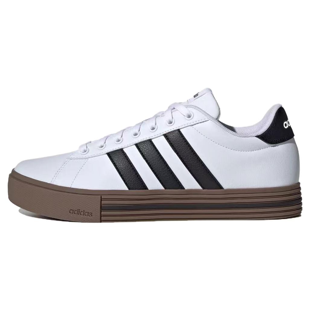 Adidas Daily 4.0 Milk Blue Cat Language Synthetic Leather Slip Resistant Abrasion Resistant Low top Skateboard Shoes JR0077(Team1664-)