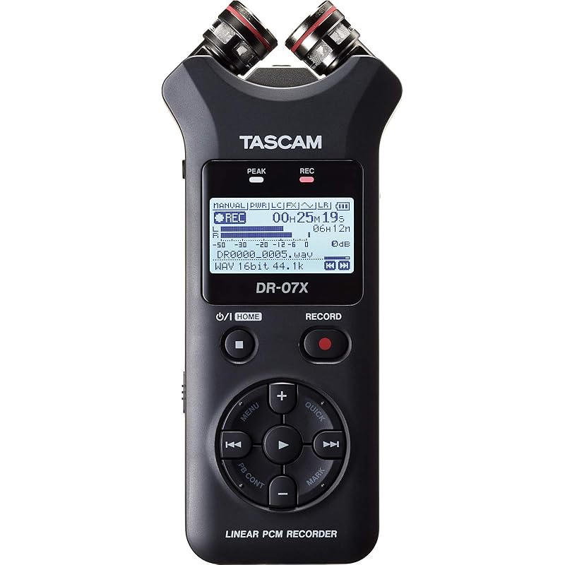 TASCAM Tascam - USB Equipped with Audio Interface Stereo Linear Pcm Recorder DR-07X + Mini Tripod Set