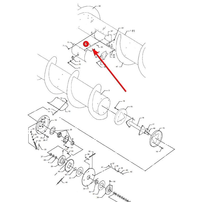 Massey Ferguson D28283815 Granite Auger Finger