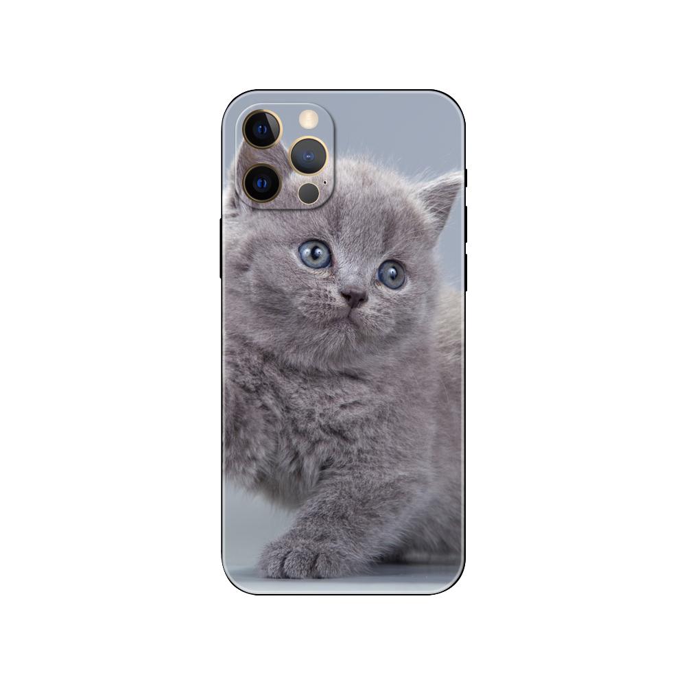 Чехол для телефона «Серый кот» для iPhone Samsung Galaxy Redmi Xiaomi Oppo OnePlus Note SA 7 8 9 10 11 12 13 14 20 21 22 23 53 54 Pro Max Plus Ultra TPU Soft
