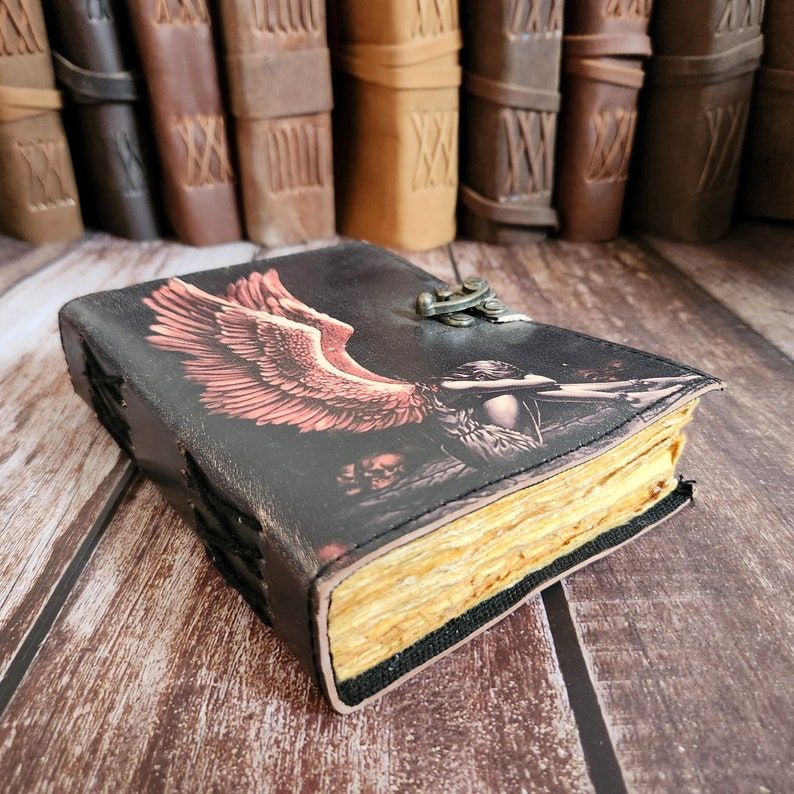 Leather Journal Notebook, Leather Sketchbook, Leather Dairy, Travel Journal, Wedding Gift, Dream Journal, Notepad, Gift for Him Her.