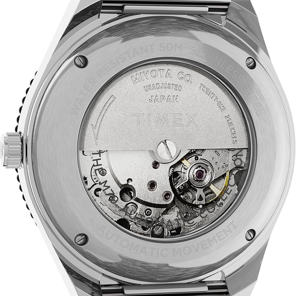 Timex M79 Silver Men's Watch TW2U83400 Analog Design Stainless Steel Band