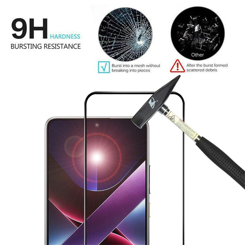 3 шт. стекла для XIAOMI POCO X7 Pro полное покрытие экрана защитное закаленное стекло прозрачная защитная пленка X7Pro 5G