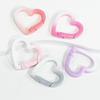 10pcs Ornament Keyrings Connecting Buckles Single Loop Gradient Color Openable Spring Clasp  Gift