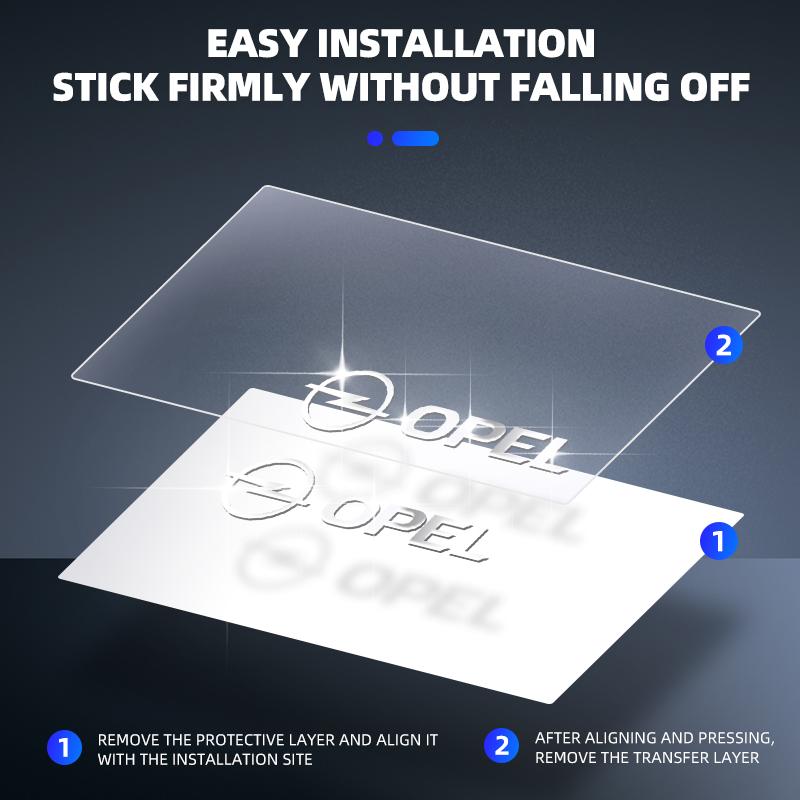 Metal emblem Auto Decor Decals Car Window Wiper Stickers For Opel Corsa Astra Insignia Vectra Zafira Meriva Mokka Grandland IC4