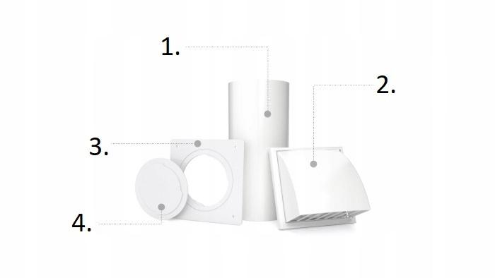 Air conditioner pipe installation kit - diameter 13 cm