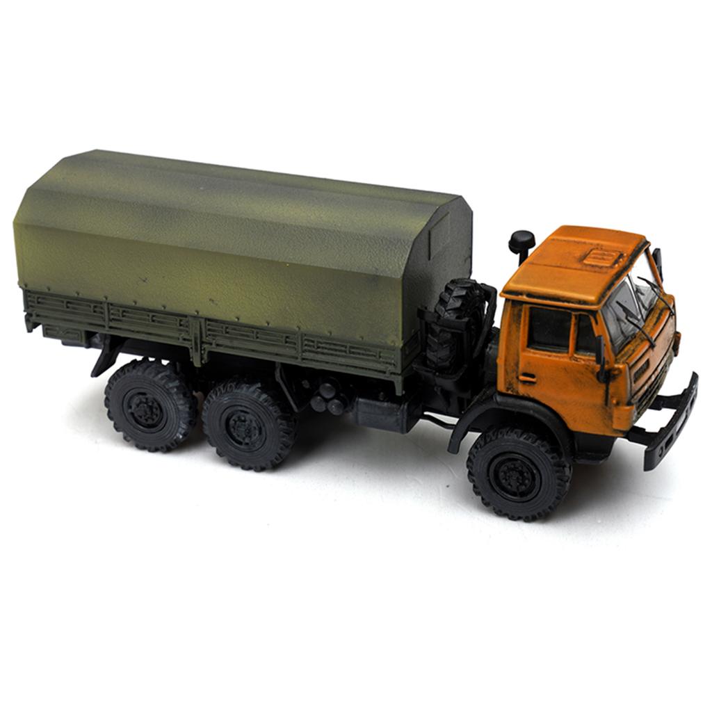 1/72 LE12061LA Российский грузовик КАМАЗ43101 Модель инженерной машины Окрашенная готовая модель Коллекционная модель