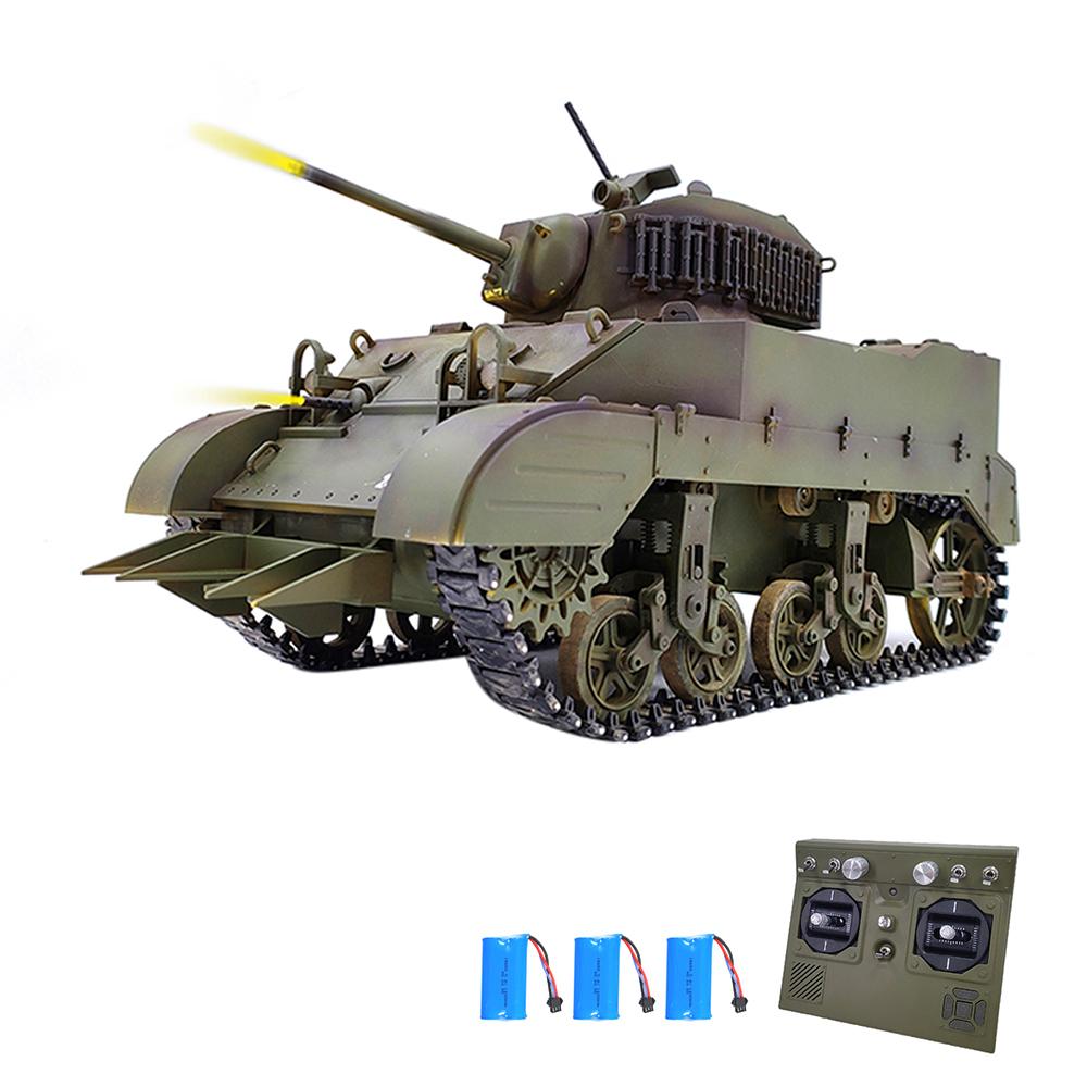 Remote Control Tank 1/16 Full-scale Remote Control Tank Toys Simulated Sound and Motion 360 Degree