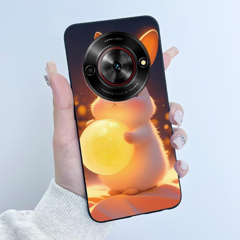 Чехол для телефона ZTE Blade A75 5G Z2357N Nubia Focus 5G Чехол Роскошный Дракон Милый Крутой Мальчики Девочки Черный Мягкий ТПУ Задняя Крышка