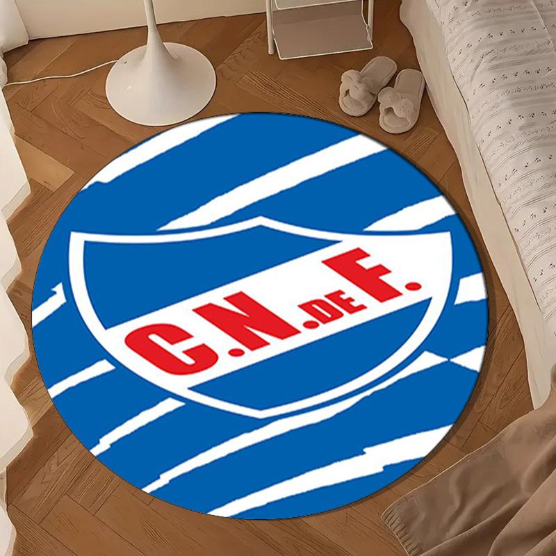 Montevideo Shield Emblem Round mat, Anti-slip Circle Carpet Chair rug For livingroom,Bedroom, doormat home decor Gift Christmas Gifts
