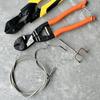 Brand High-Leverage Eagle-Nose Mini Wire Cutters - Labor-Saving Steel Wire & Rebar Cutting Pliers, Iron Chain Scissors.