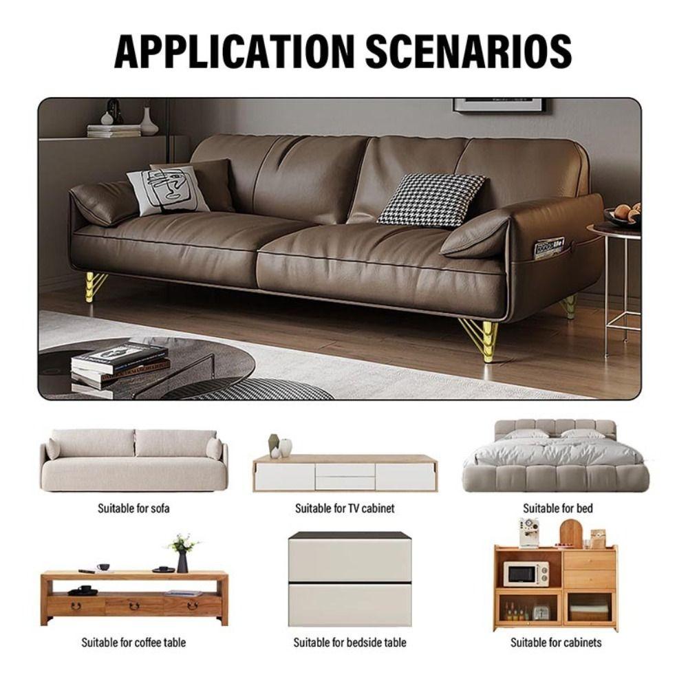 15cm Height Metal Furniture Feet Golden Color Furniture Hardware Feet Sofa Legs TV Cabinet