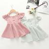 Girl Dress Baby Summer 2025 Plaid Princess Skirt Fashion Dresses Sling Skirts for Kids